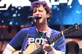 Mark Ambor Performs At Z100 Jingle Ball All Access Lounge In New York City