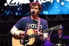 Mark Ambor Performs At Z100 Jingle Ball All Access Lounge In New York City