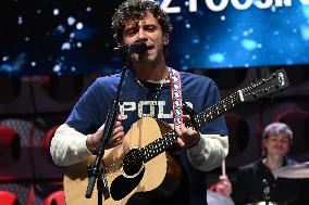 Mark Ambor Performs At Z100 Jingle Ball All Access Lounge In New York City