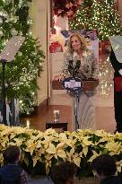 The First Lady Hosts A Toys For Tots Event.