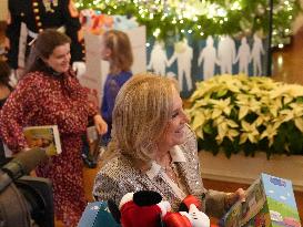 The First Lady Hosts A Toys For Tots Event.