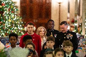 The First Lady Jill Biden U.S. Marine Corps Reserve Toys For Tots