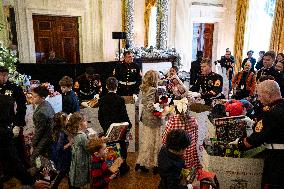 The First Lady Jill Biden U.S. Marine Corps Reserve Toys For Tots