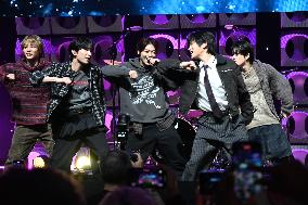 South Korean Boy Band POW Performs At Z100 Jingle Ball All Access Lounge In New York City