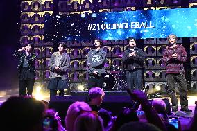 South Korean Boy Band POW Performs At Z100 Jingle Ball All Access Lounge In New York City