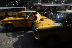 Goodbye Iconic Yellow Taxi, In Kolkata