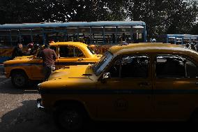 Goodbye Iconic Yellow Taxi, In Kolkata