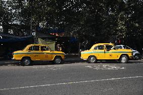 Goodbye Iconic Yellow Taxi, In Kolkata