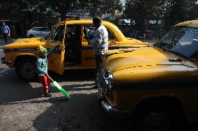 Goodbye Iconic Yellow Taxi, In Kolkata