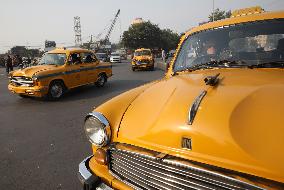 Goodbye Iconic Yellow Taxi, In Kolkata