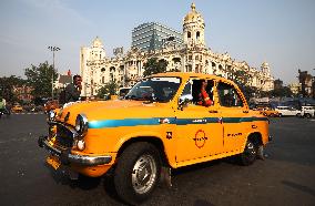 Goodbye Iconic Yellow Taxi, In Kolkata