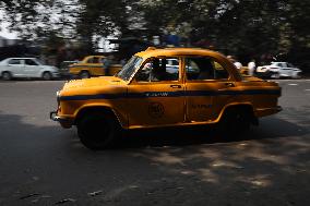 Goodbye Iconic Yellow Taxi, In Kolkata