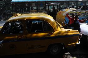 Goodbye Iconic Yellow Taxi, In Kolkata