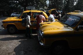 Goodbye Iconic Yellow Taxi, In Kolkata