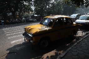 Goodbye Iconic Yellow Taxi, In Kolkata