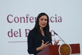 Mexico’s President Claudia Sheinbaum Briefing Conference