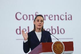 Mexico’s President Claudia Sheinbaum Briefing Conference