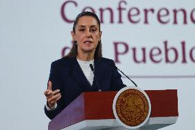 Mexico’s President Claudia Sheinbaum Briefing Conference