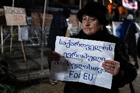 Georgians Still Out In Force On The Streets Of Tbilisi