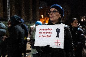 Georgians Still Out In Force On The Streets Of Tbilisi