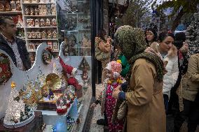 Christmas Shopping In Iran