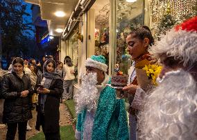 Christmas Shopping In Iran