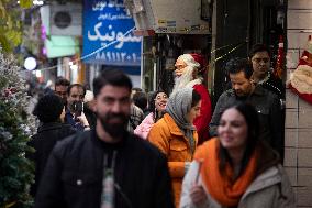 Christmas Shopping In Iran