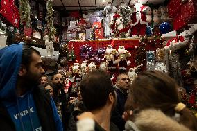 Christmas Shopping In Iran