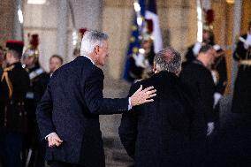 Handover Ceremony At Hôtel De Matignon, In Paris