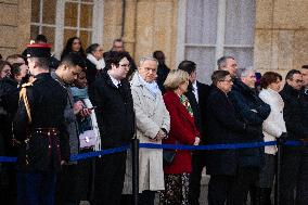 Handover Ceremony At Hôtel De Matignon, In Paris