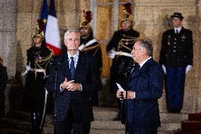 Handover Ceremony At Hôtel De Matignon, In Paris