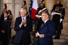 Handover Ceremony At Hôtel De Matignon, In Paris