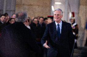 Handover Ceremony At Hôtel De Matignon, In Paris