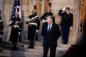 Handover Ceremony At Hôtel De Matignon, In Paris