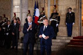 Handover Ceremony At Hôtel De Matignon, In Paris