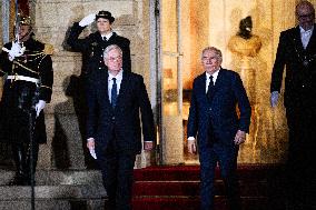 Handover Ceremony At Hôtel De Matignon, In Paris