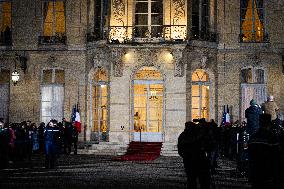 Handover Ceremony At Hôtel De Matignon, In Paris