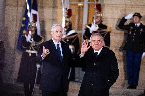 Handover Ceremony At Hôtel De Matignon, In Paris