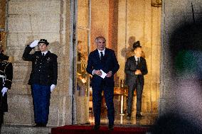 Handover Ceremony At Hôtel De Matignon, In Paris