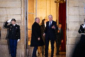 Handover Ceremony At Hôtel De Matignon, In Paris