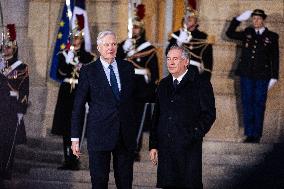 Handover Ceremony At Hôtel De Matignon, In Paris