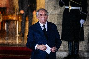 Handover Ceremony At Hôtel De Matignon, In Paris