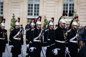 Handover Ceremony At Hôtel De Matignon, In Paris