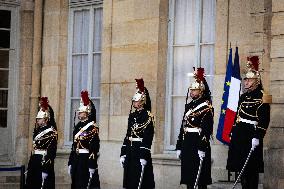 Handover Ceremony At Hôtel De Matignon, In Paris