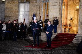 Handover Ceremony At Hôtel De Matignon, In Paris