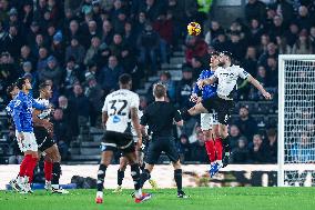 Derby County FC v Portsmouth FC - Sky Bet Championship