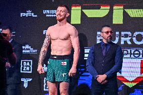 PFL Europe Championship Lyon Weigh Ins - Lyon