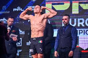 PFL Europe Championship Lyon Weigh Ins - Lyon