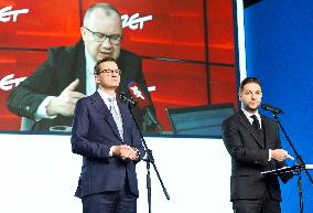 Law And Justice (PiS) Party Press Conference