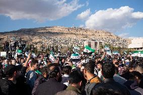 Damascus Celebrations On First Friday Post al-Assad - Syria